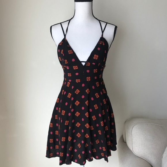 UO Ecoté Printed Mini Dress - Picture 2 of 5